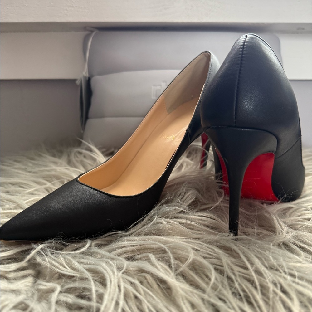 Striking Black and Red High Heels